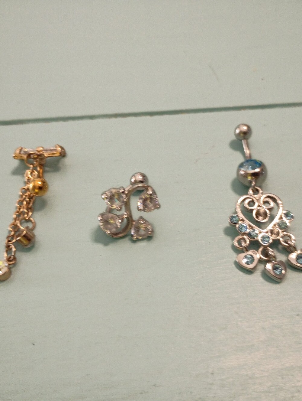 Set Of 3 Belly Rings - Picture 8 of 9